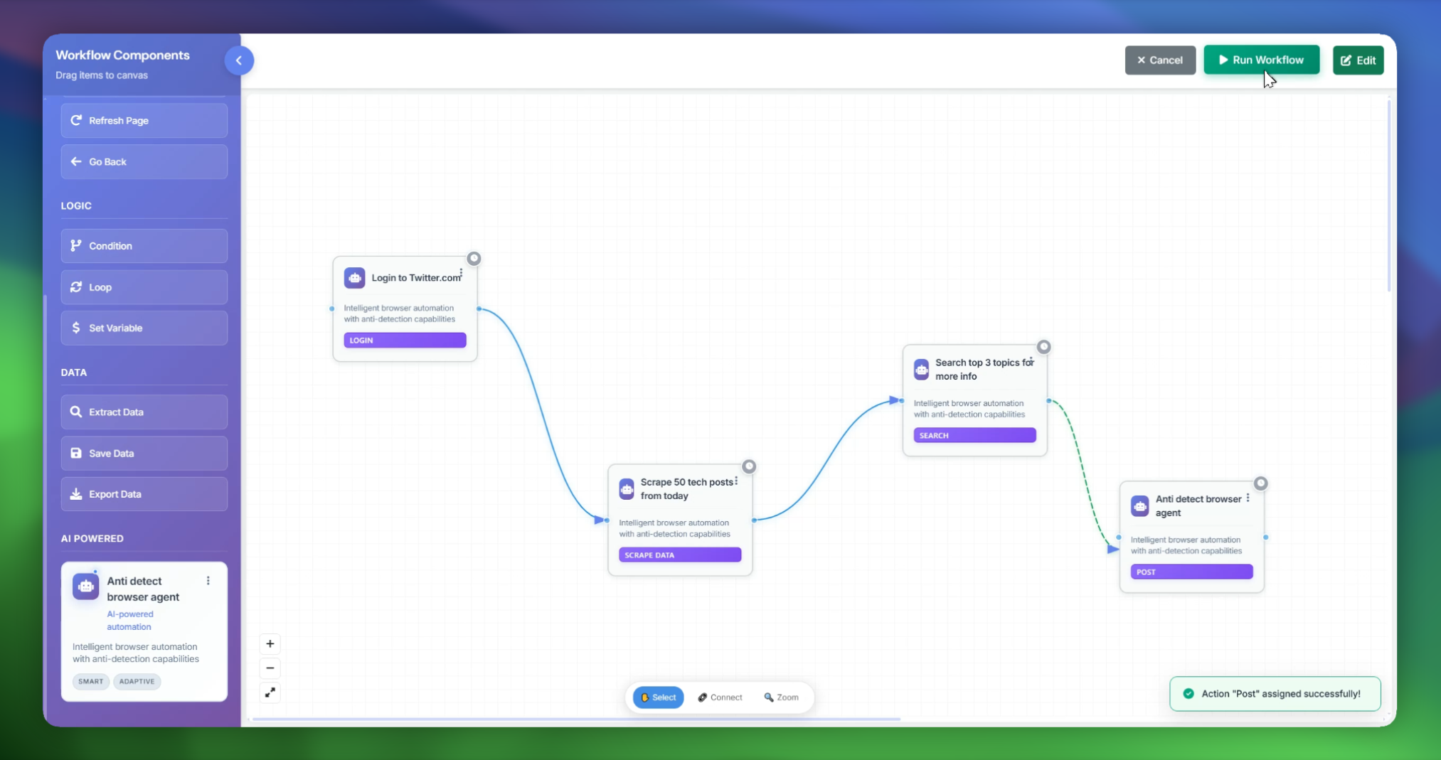 Visual Workflow System